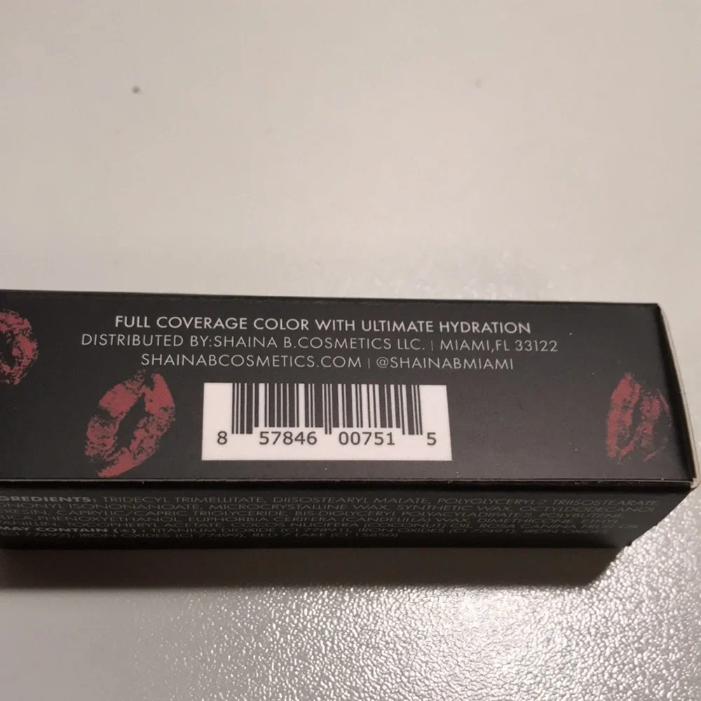 Shaina B Miami lipstick in shade Miami Spice NEW